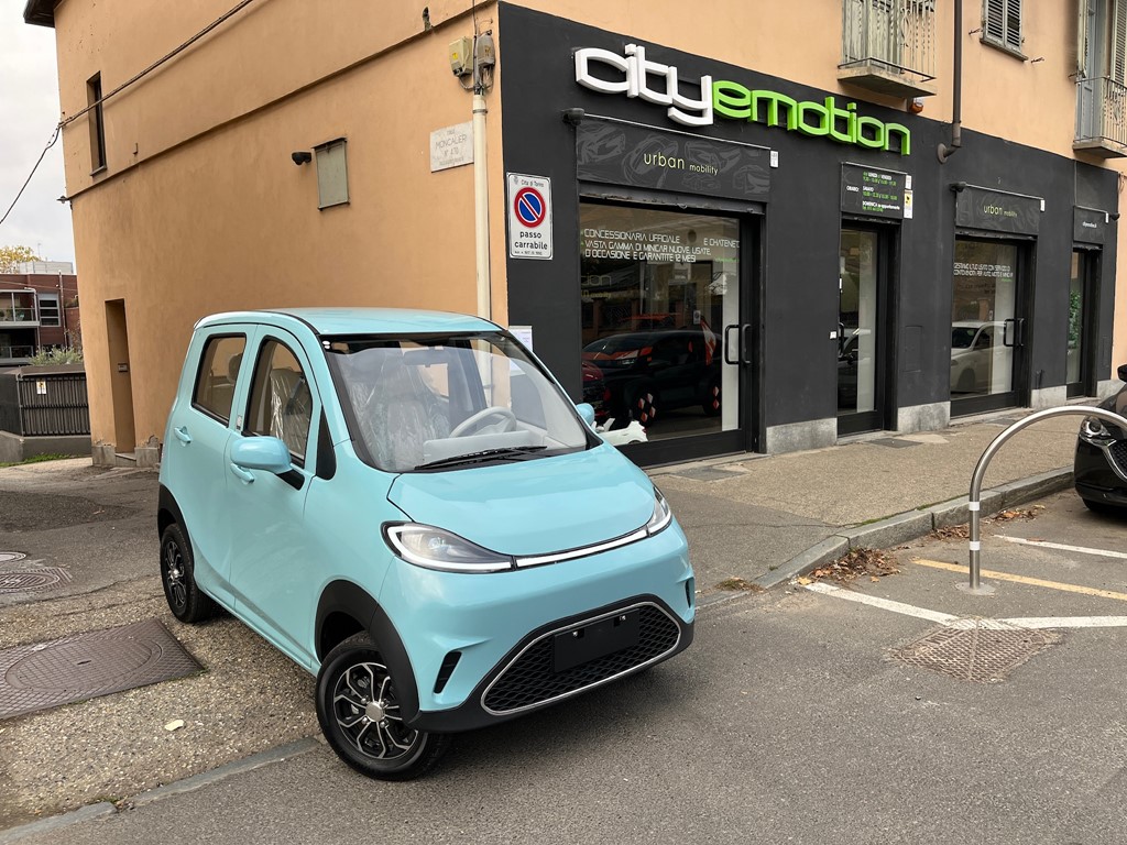 Jinpeng XY Long Range E-CCO azzurro - microcar nuovo